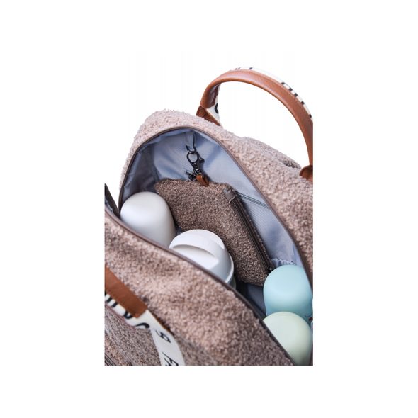CHILDHOME PŘEBALOVACÍ BATOH FAMILY CLUB SIGNATURE TEDDY SOFT BROWN - PŘEBALOVACÍ BATOHY - KOČÁRKY A PŘÍSLUŠENSTVÍ