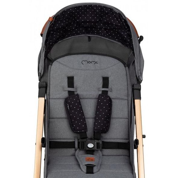 MOMI ESTELLE ŠEDÝ SE ZLATÝM RÁMEM - SPORTOVNÍ KOČÁRKY - KOČÁRKY A PŘÍSLUŠENSTVÍ