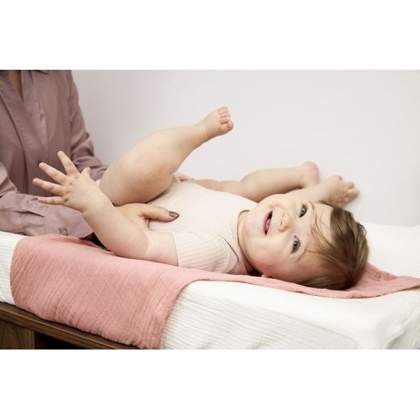 MEYCO MUŠELÍNOVÉ PLENY 3-BALENÍ - SOFT ROSE/ROSE/NATURAL - LÁTKOVÉ PLENY ALL IN ONE - PŘEBALOVÁNÍ