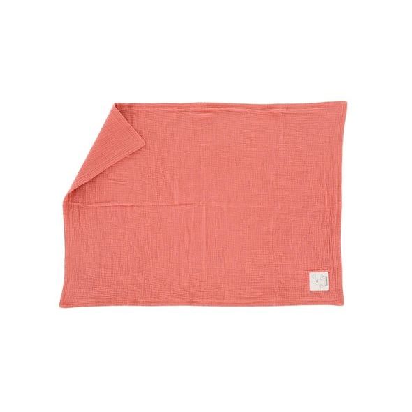 TRÄUMELAND MUŠELÍNOVÁ DEKA 100 X 75 CM APRIKOSE - DĚTSKÉ DEKY PRO MIMINKA - SPINKÁNÍ