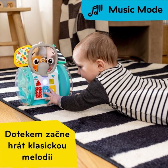 BABY EINSTEIN HRAČKA HUDEBNÍ INTERAKTIVNÍ CHASE & TAP EARL™ 6M+ - MOTORICKÉ A HUDEBNÍ - PRO DĚTI