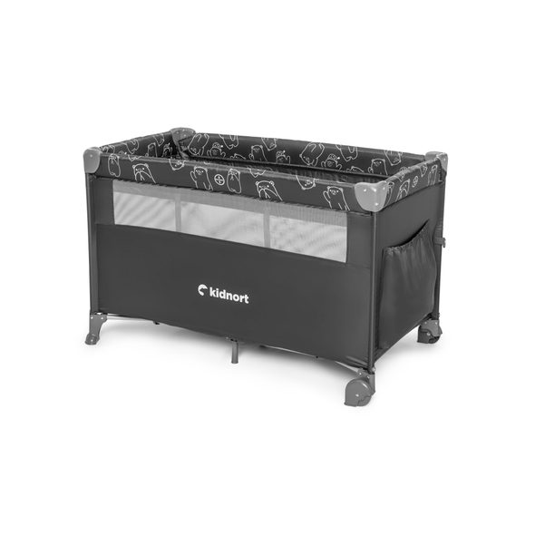 KIDNORT CESTOVNÍ POSTÝLKA KIDNORT NÄSTE TMAVĚ ŠEDÁ - CESTOVNÍ POSTÝLKY - SPINKÁNÍ