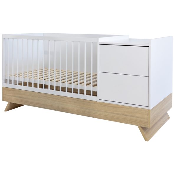 KOMBI POSTÝLKA FAKTUM SIENNA 3V1 WHITE 70X - DŘEVĚNÉ POSTÝLKY - SPINKÁNÍ