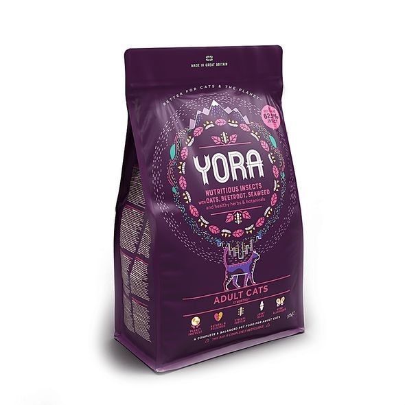 YORA CAT ADULT GRANULE Z HMYZU PRO KOČKY 375G DMT 05/23 - SLEVA 20% - GRANULE PRO KOČKY - CHOVATELSKÉ POTŘEBY MALVÍKZOO