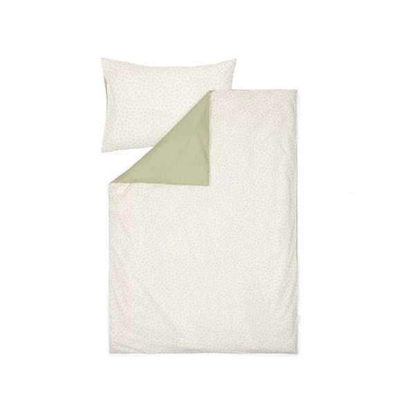 LITTLE DUTCH POVLEČENÍ 140X100 A 40X60 CM BLUEBERRY LEAVES - POVLEČENÍ DO POSTÝLKY - SPINKÁNÍ