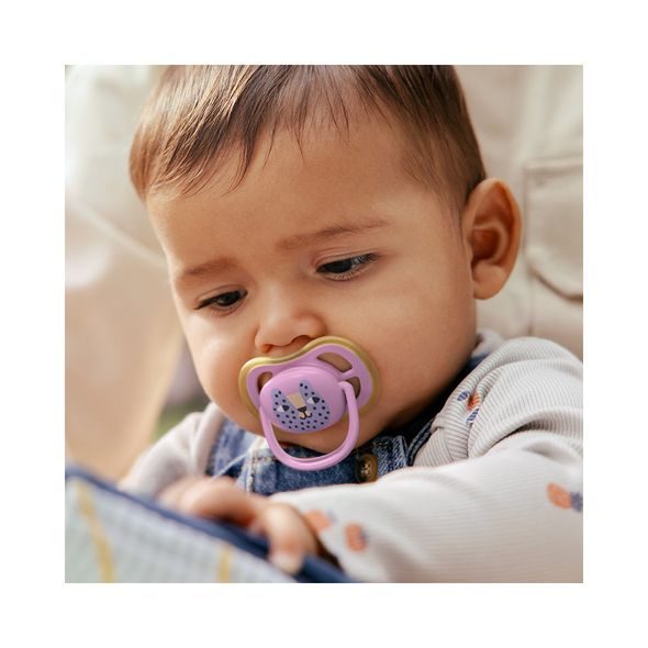 PHILIPS AVENT ŠIDÍTKO ULTRA AIR RŮŽOVÁ/ZELENÁ 6-18M OBRÁZEK DÍVKA, 2KS - ŠIDÍTKA A DOPLŇKY - KRMENÍ