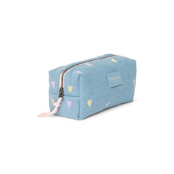 STUDIO NOOS DENIM POUCH - KABELKA | HEARTS LIGHT BLUE HEARTS - DOPLŇKY - PRO MAMINKY