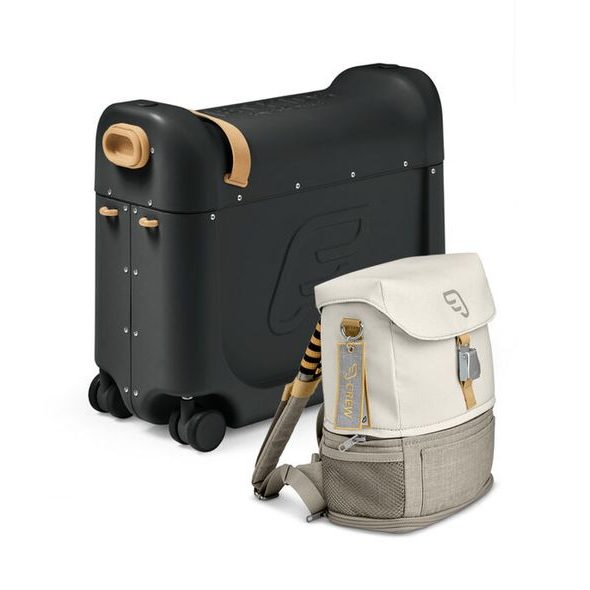 STOKKE® JETKIDS™ TRAVEL BUNDLE: BEDBOX™ + CREW BACKPACK™ CESTOVATELSKÝ SET - DĚTSKÁ ODRÁŽEDLA - PRO DĚTI