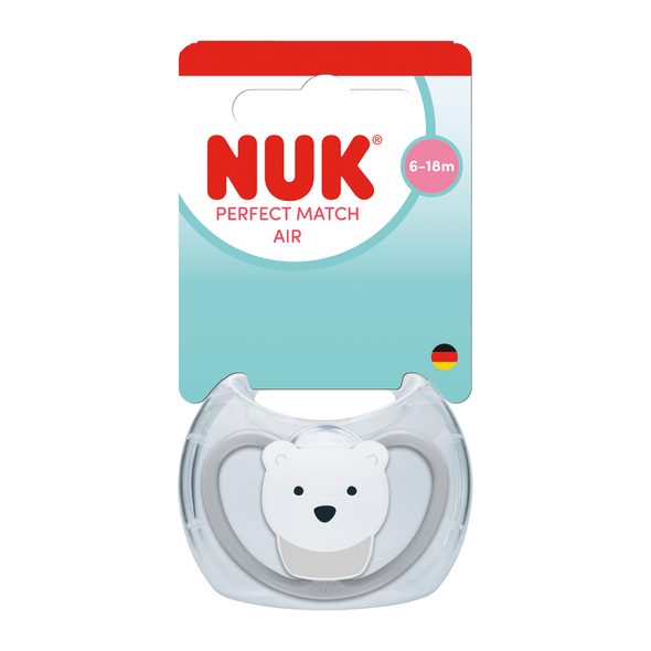 NUK PERFECT MATCH DUDLÍK AIR BEAR 6-18M 1KS - ŠIDÍTKA A DOPLŇKY - KRMENÍ