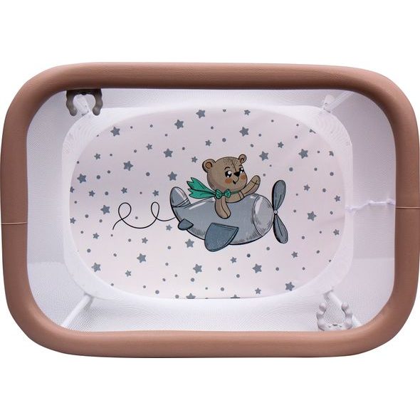 SCARLETT DĚTSKÁ SKLÁDACÍ OHRÁDKA SCARLETT CARINO 103X72CM ŠEDÁ - CESTOVNÍ POSTÝLKY - SPINKÁNÍ