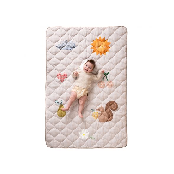 TAF TOYS HRACÍ DEKA PROŠÍVANÁ FANTASY BLOOM - HRACÍ DEKY - PRO DĚTI