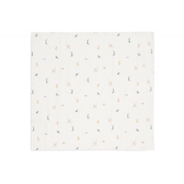 JOLLEIN PLENY 3 KS 70X70 CM JUNGLE JAMBO - LÁTKOVÉ PLENY ALL IN ONE - PŘEBALOVÁNÍ