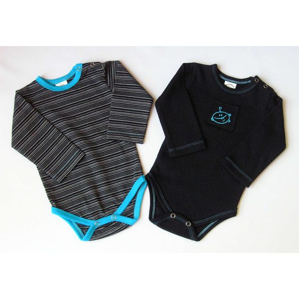 BUTTON STYLE SADA 2 KS BODY KOMINÍČEK NOVINKA ! - BODY - PRO DĚTI