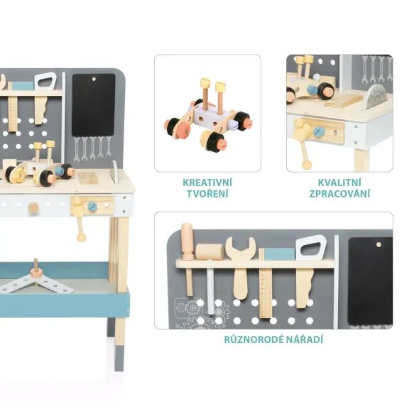 ZOPA DŘEVĚNÝ PONK - JAKO TATÍNEK - PRO DĚTI