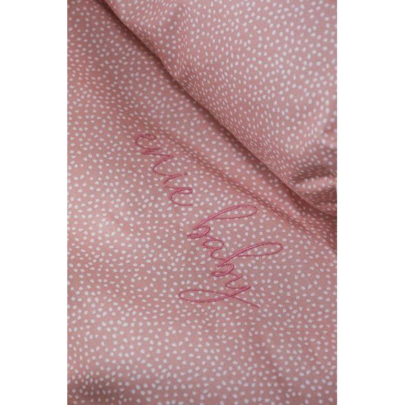 ENIE BABY POVLEČENÍ BAVLNĚNÉ DOTS CORAL 100X135 A 40X60 CM - POVLEČENÍ DO POSTÝLKY - SPINKÁNÍ