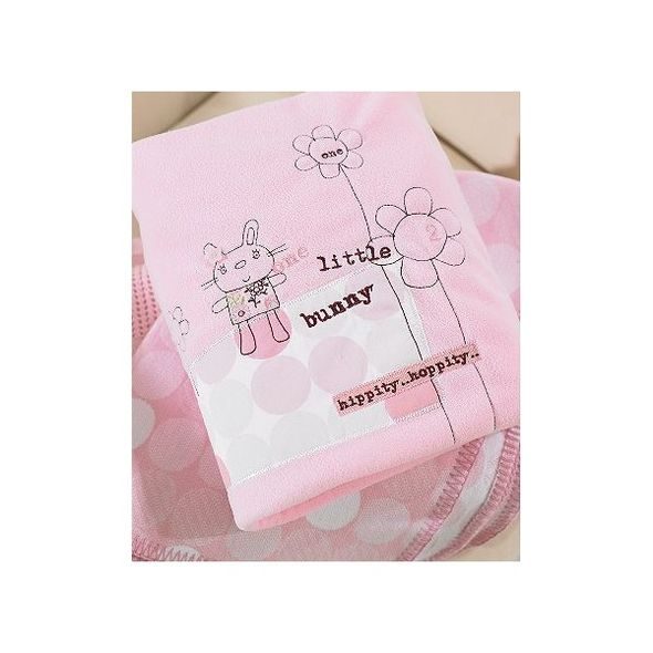 MAMAS&PAPAS FLÍSOVÁ VYŠÍVANÁ DEKA SCRAPBOOK - DĚTSKÉ DEKY PRO MIMINKA - SPINKÁNÍ