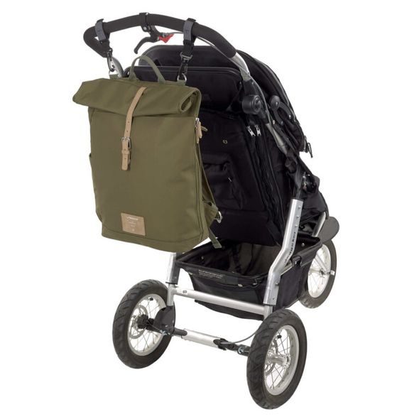 LÄSSIG GREEN LABEL ROLLTOP BACKPACK OLIVE - PŘEBALOVACÍ BATOHY - KOČÁRKY A PŘÍSLUŠENSTVÍ