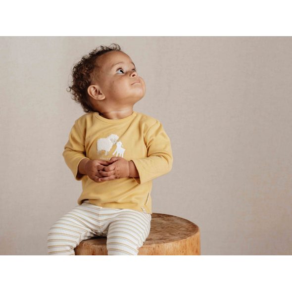LITTLE DUTCH TRIKO DLOUHÝ RUKÁV WARM YELLOW VEL. 62 - TRIČKA KRÁTKÝ / DLOUHÝ RUKÁV - PRO DĚTI