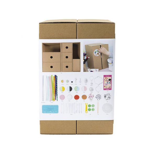 CREATIV COMPANY KREATIVNÍ SADA MAXI BOX SE ZÁSUVKAMI MODELOVÁNÍ - PLASTELÍNY - PRO DĚTI