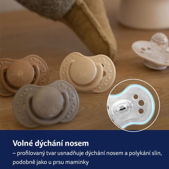 LOVI SILIKONOVÝ DYNAMICKÝ DUDLÍK 0-3M HARMONY 2PCS - ŠIDÍTKA A DOPLŇKY - KRMENÍ