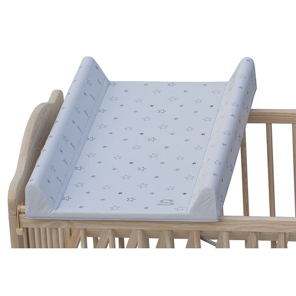 SCARLETT PŘEBALOVACÍ PODLOŽKA S PEVNOU VLOŽKOU HVĚZDIČKA 80X50CM BÍLÁ - PŘEBALOVACÍ PODLOŽKY - PŘEBALOVÁNÍ