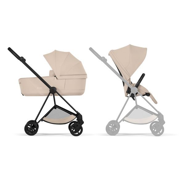 CYBEX MIOS COMFORT PODVOZEK + SKLÁDACÍ KORBIČKA 2026 - CYBEX PLATINUM - KOČÁRKY A PŘÍSLUŠENSTVÍ