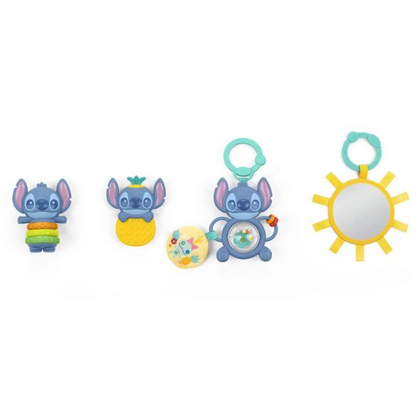 BRIGHT STARTS SADA DÁRKOVÁ MULTISENZORICKÁ STITCH TROPICAL TREASURES™, 3M+ - SENZORICKÉ HRAČKY - PRO DĚTI