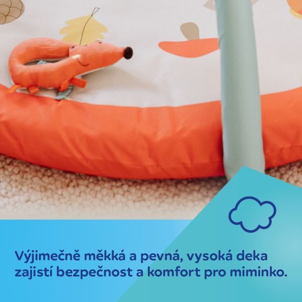 CANPOL BABIES EDUKATIVNÍ HRACÍ DEKA FOX - HRACÍ DEKY - PRO DĚTI