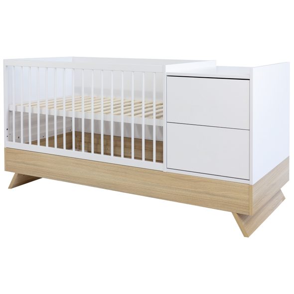 KOMBI POSTÝLKA FAKTUM SIENNA 3V1 WHITE 70X - DŘEVĚNÉ POSTÝLKY - SPINKÁNÍ