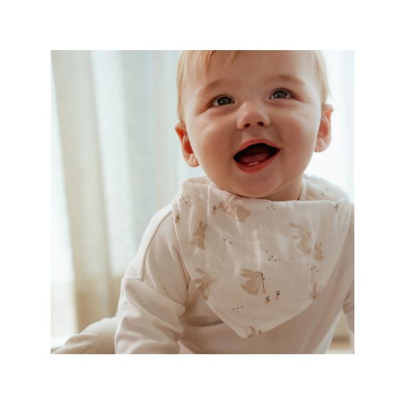 LITTLE DUTCH BRYNDÁČEK BANDANA 2 KS BABY BUNNY - BRYNDÁKY - KRMENÍ