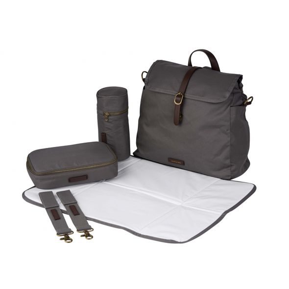 BABABING BARCA PŘEBALOVACÍ TAŠKA/BATOH, GREY - PŘEBALOVACÍ TAŠKY - KOČÁRKY A PŘÍSLUŠENSTVÍ