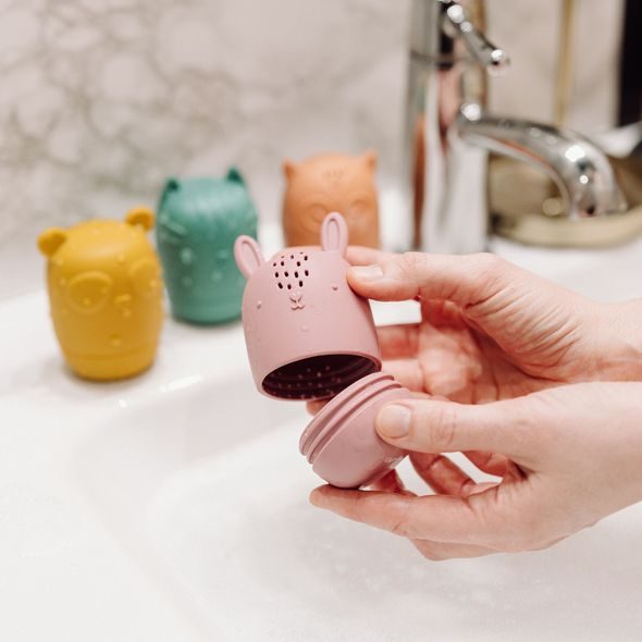 CANPOL BABIES SADA SILIKONOVÝCH HRAČEK DO VANY 4 KS - HRAČKY DO VANY - PRO DĚTI