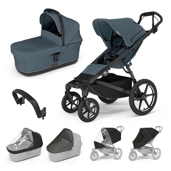 THULE DVOJKOMBINACE 7V1 URBAN GLIDE 4-WHEEL + BASSINET + PŘÍSLUŠENSTVÍ 2026 - KOMBINACE S PŘÍSLUŠENSTVÍM - KOČÁRKY A PŘÍSLUŠENSTVÍ