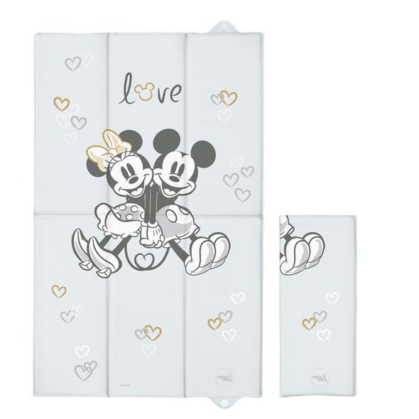 CEBA PODLOŽKA PŘEBALOVACÍ CESTOVNÍ (50X80) DISNEY MINNIE & MICKEY GREY - PŘEBALOVACÍ PODLOŽKY - PŘEBALOVÁNÍ