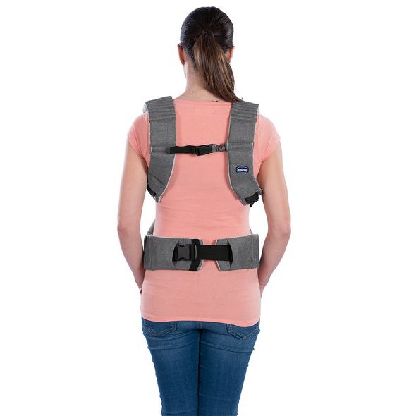 CHICCO NOSÍTKO DĚTSKÉ MYAMAKI COMPLETE - GREY STRIPES - KLOKANKY A ŠÁTKY - NOŠENÍ & SPORT