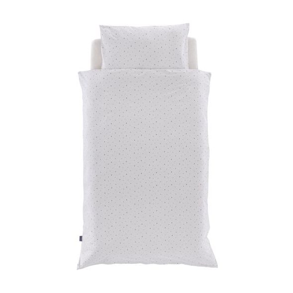 TRÄUMELAND POVLEČENÍ JERSEY 100/135 + 40/60 MOON GRAU - POVLEČENÍ DO POSTÝLKY - SPINKÁNÍ