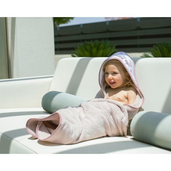 INTERBABY OSUŠKA FROTÉ ZVÍŘÁTKA - RŮŽOVÁ - OSUŠKY A DĚTSKÉ ŽUPANY - KOUPÁNÍ A ZDRAVÍ