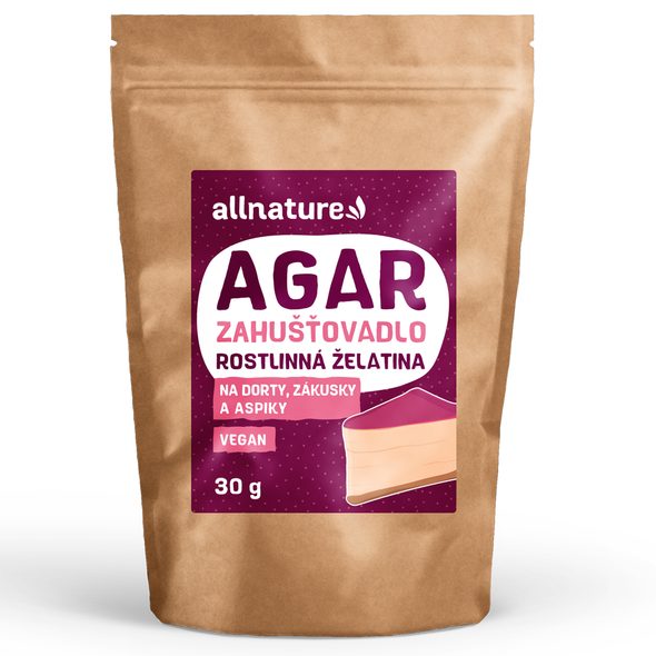 ALLNATURE AGAR 30 G - VAŘENÍ A PEČENÍ - PRO MAMINKY