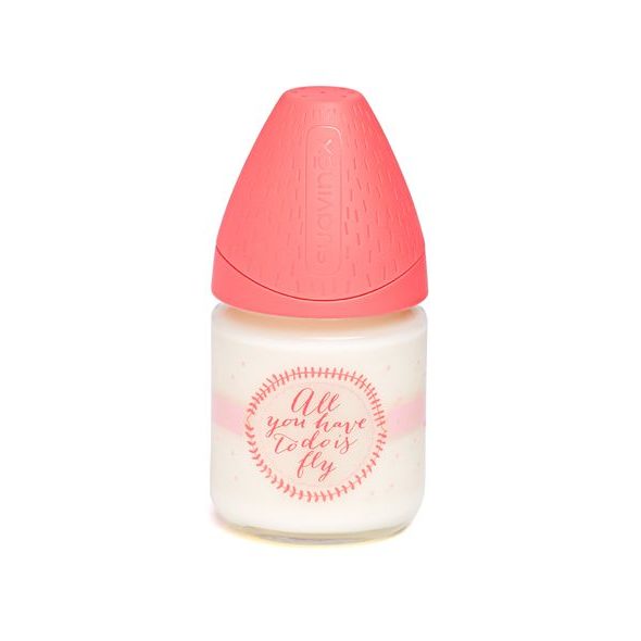 SUAVINÉX SKLENĚNÁ ANATOMICKÁ LÁHEV MFL 120ML - KOJENECKÉ LAHVE - KRMENÍ