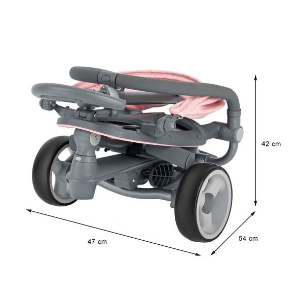 KINDERKRAFT TŘÍKOLKA JAZZ PINK - TŘÍKOLKY ŠLAPACÍ - NOŠENÍ & SPORT