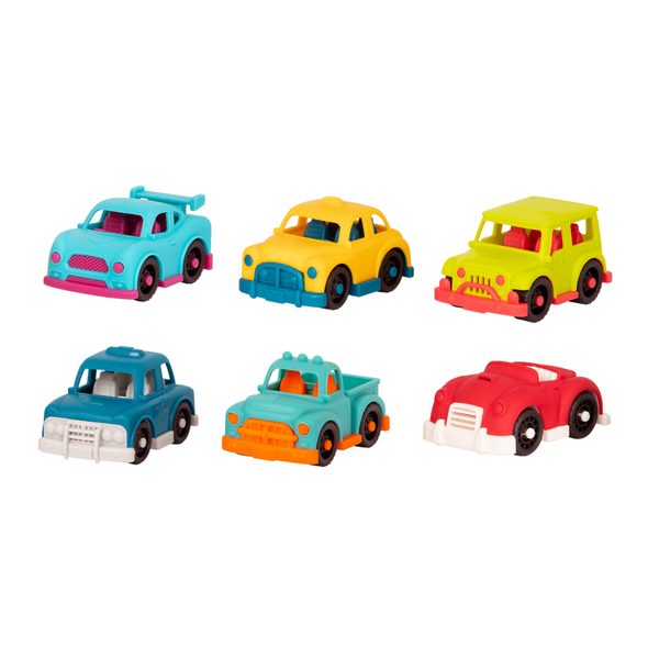 B-TOYS TRANSPORTÉR S 6 AUTÍČKY HAPPY CRUISERS - AUTA - PRO DĚTI