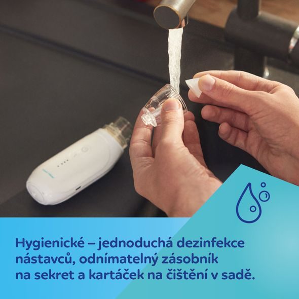 CANPOL BABIES ELEKTRICKÁ NOSNÍ ODSÁVAČKA EASY&NATURAL - ODSÁVAČKY HLENŮ - KOUPÁNÍ A ZDRAVÍ