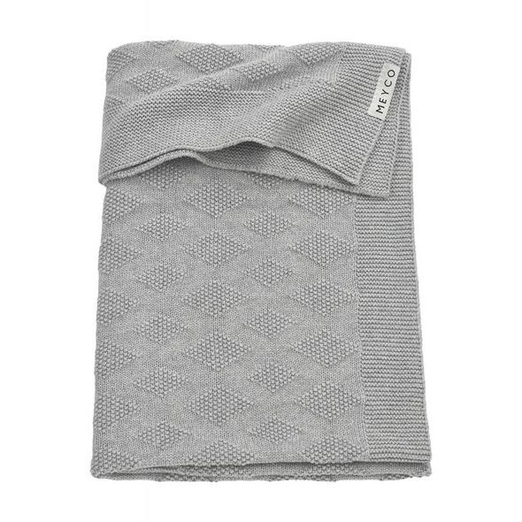 MEYCO DEKA DIAMOND - GREY MELANGE - DĚTSKÉ DEKY PRO MIMINKA - SPINKÁNÍ