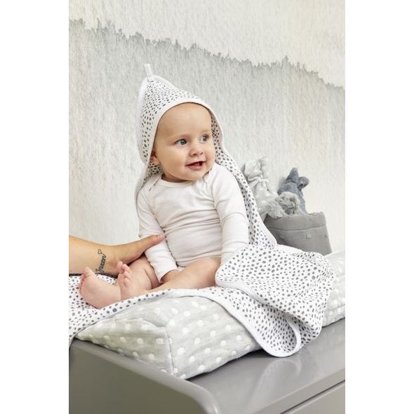 MEYCO OSUŠKA BASIC JERSEY 2 BALENÍ CHEETAH - GREY - OSUŠKY A DĚTSKÉ ŽUPANY - KOUPÁNÍ A ZDRAVÍ