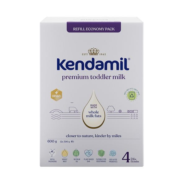 KENDAMIL PREMIUM 4 (600 G) - KOJENECKÁ MLÉKA - KRMENÍ
