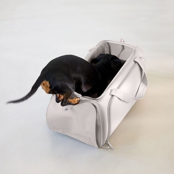 PALOPA CESTOVNÍ PŘEPRAVNÍ TAŠKA BENNO TAUPE - PRO MAZLÍČKY - NOŠENÍ & SPORT