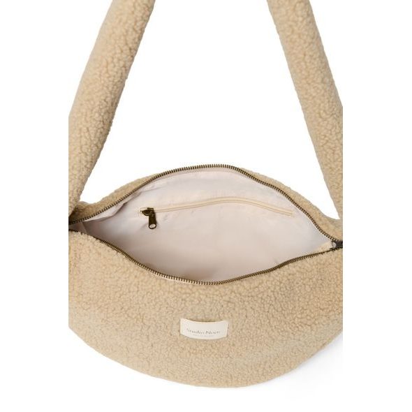 STUDIO NOOS TEDDY MINI CROSS BODY BAG ECRU - ORGANIZÉRY A KOŠÍKY - KOČÁRKY A PŘÍSLUŠENSTVÍ
