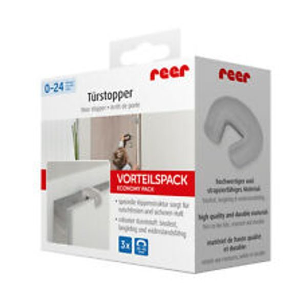 REER ZARÁŽKA NA DVEŘE TRANSPARENT - BEZPEČNOST DĚTÍ V DOMÁCNOSTI - KOUPÁNÍ A ZDRAVÍ