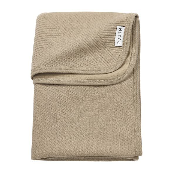 MEYCO ŽAKÁROVÁ FLANEL DEKA PURE - TAUPE - DĚTSKÉ DEKY PRO MIMINKA - SPINKÁNÍ