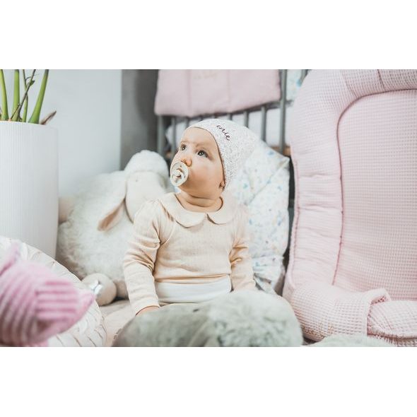 ENIE BABY DĚTSKÁ ČEPICE 6-9M LITTLE LEAVES - ČEPIČKY A KLOBOUČKY - PRO DĚTI